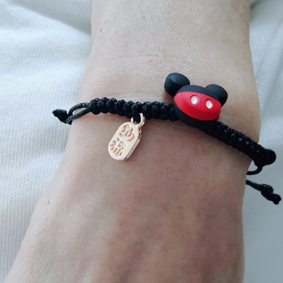 Mickey Mouse Black and Red Bracelet - Picture 2 of 2